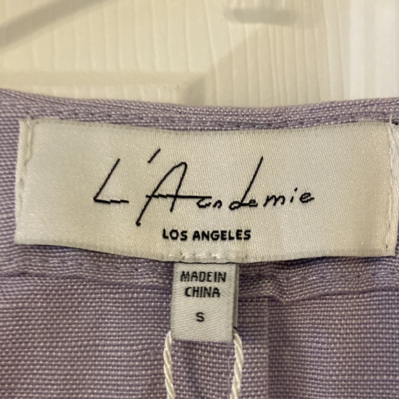 L’academie  Dress size S brand new beautiful lilac color long sleeve - Picture 2 of 11